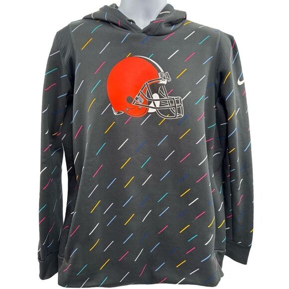 On-Field Apparel Cleveland Browns Crucial Catch Pullover XL Ribbed Shoulder - Picture 10 of 10